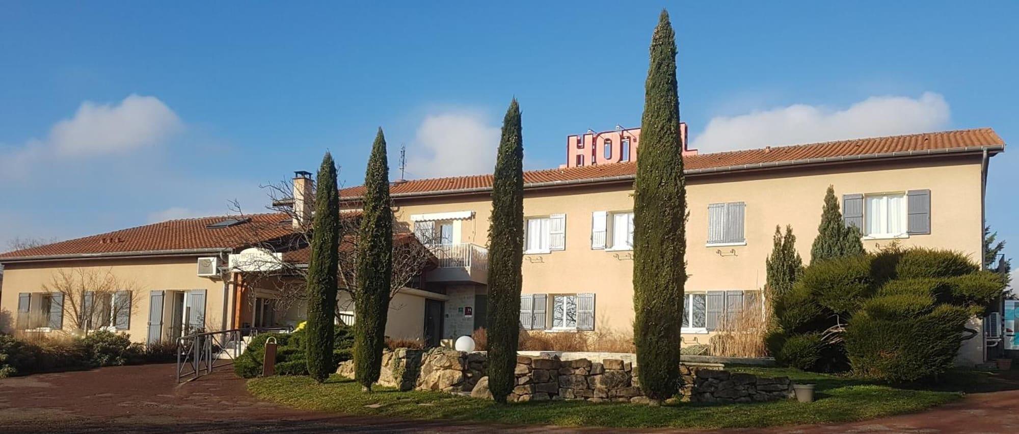 Logis Hotel Des Grands Vins Fleurie Exteriör bild