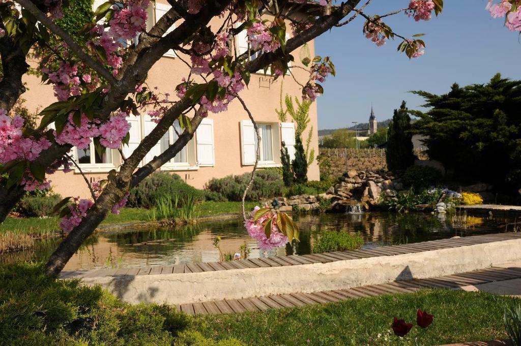 Logis Hotel Des Grands Vins Fleurie Exteriör bild